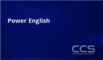 Power English - CCSLA Learning Academy